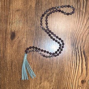 Tassel beaded necklace